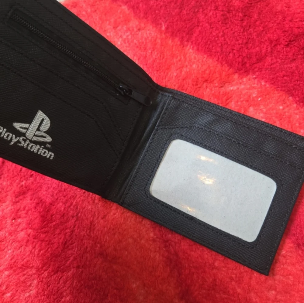 New Sony Playstation anime manga leather wallet